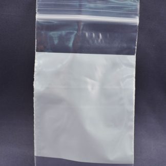 White Block Zipper Lock