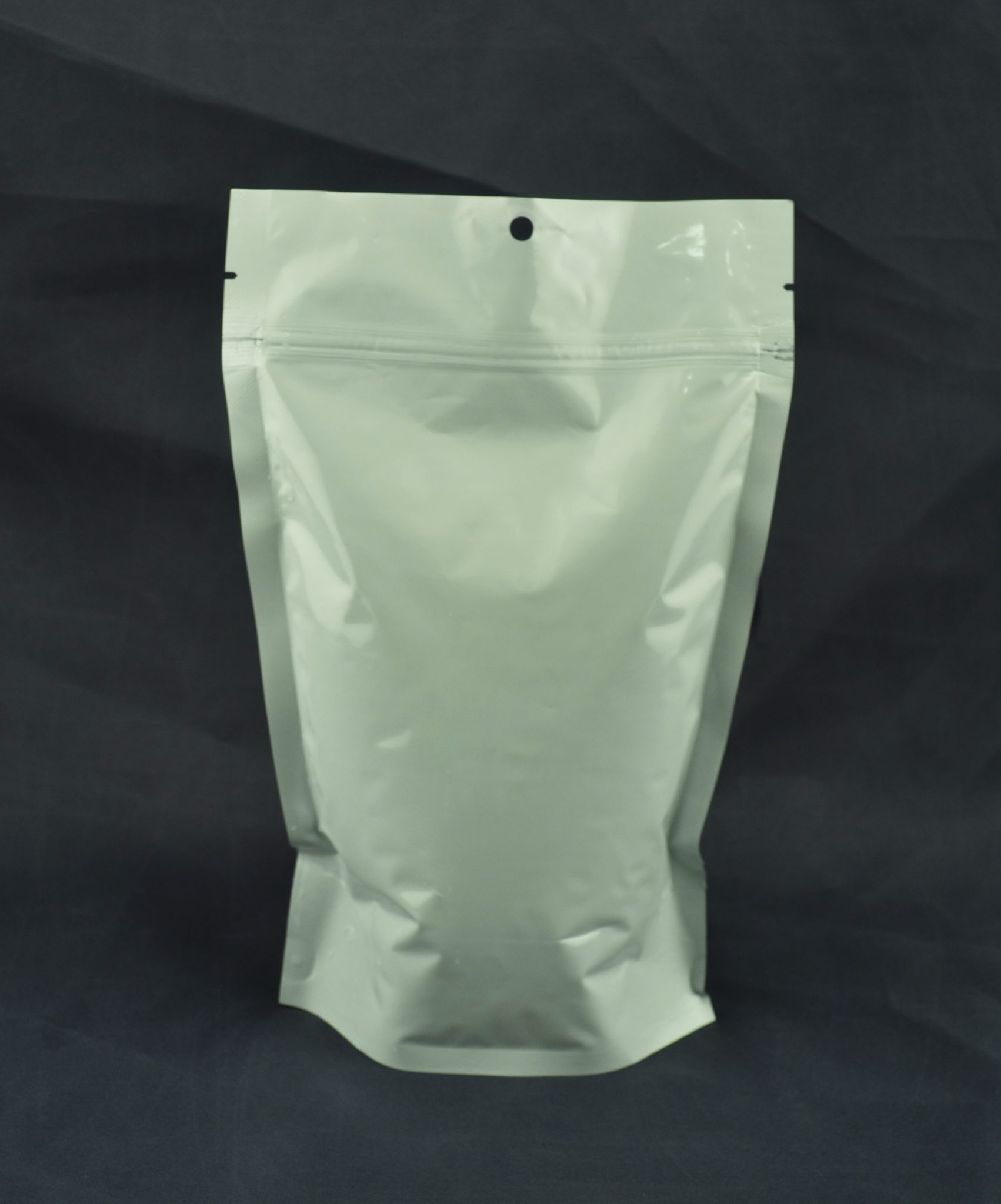 White Foil Reclosable Stand up Bag Bags of Bags