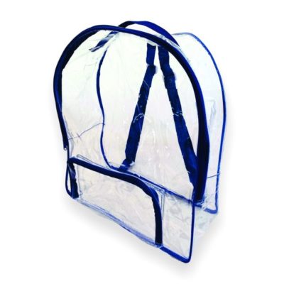 transparent vinyl backpack for students