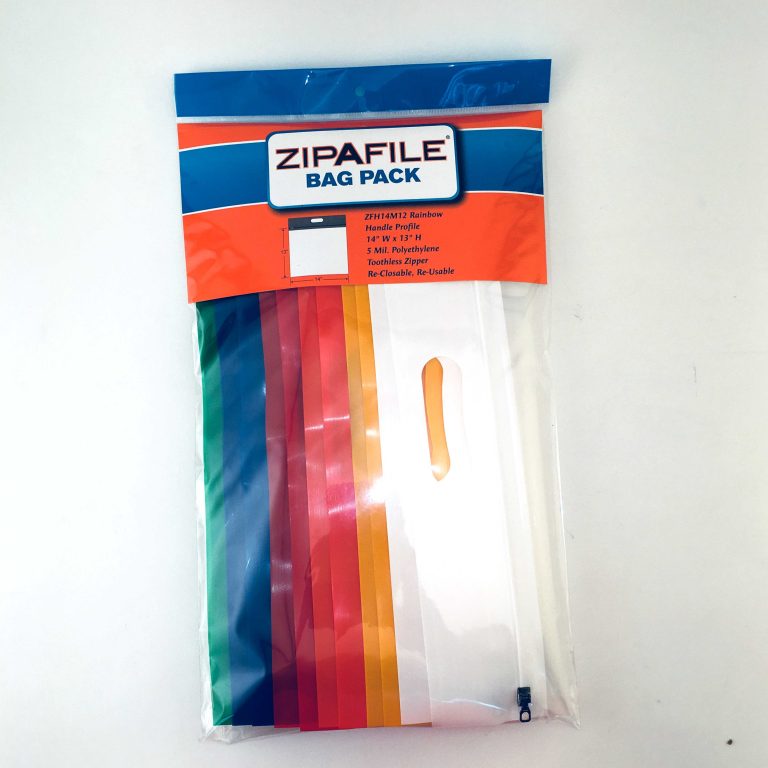 ZIPAFILE Handle Storage Bags – Box of 10 Retail Packs