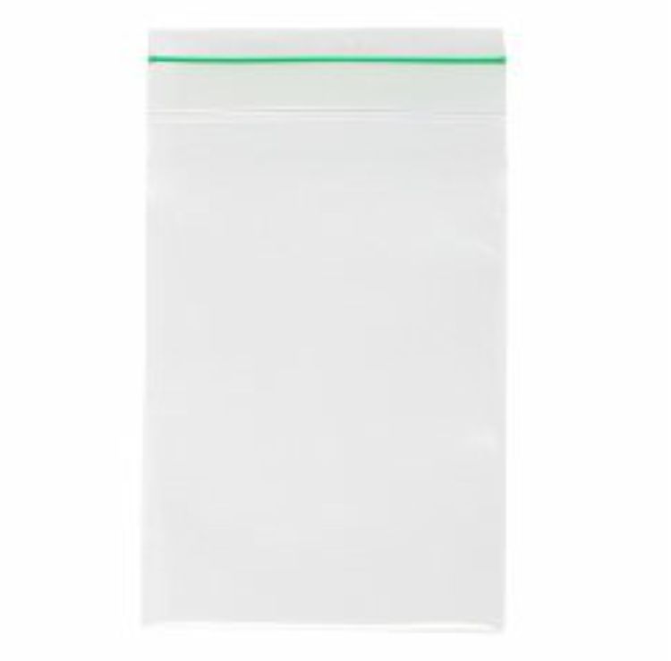 MiniGrip GreenLine 5x7 Plastic Zip Bags