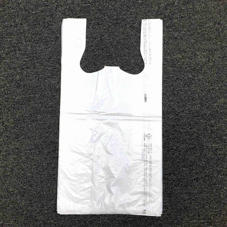 White High Density T Shirt Bag